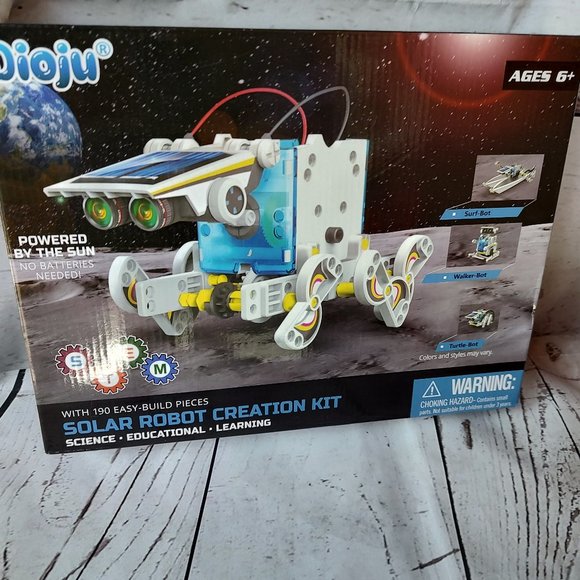 Dioju Stem educational solar robot creation kit 13-in-1NWT - Picture 1 of 3